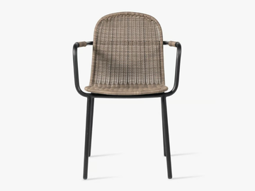 WICKED - Wicker garden chair with armrests by Vincent Sheppard - view 3